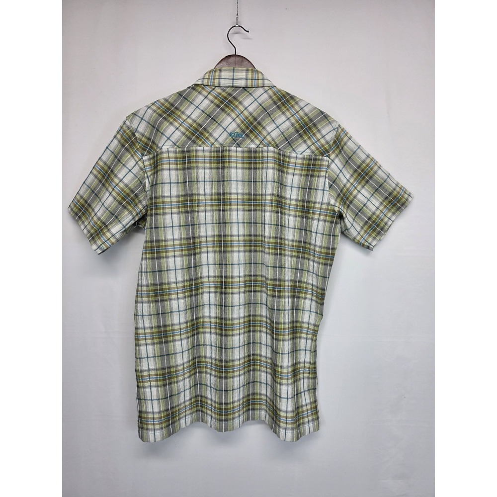 Kuhl Shirt Mens Size M Button Green Textured Seersucker Gorpcore Outdoors 3318 - Picture 5 of 9